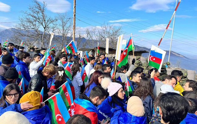 Aksiya Laçın-Xankəndi yolunda 47 gündür davam edir