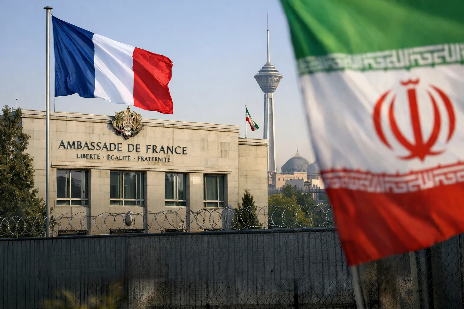 Fransa İrandakı səfirliyinin bir qrup əməkdaşını təxliyə edib