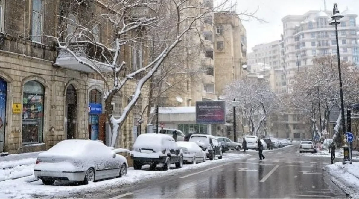 Sabah Bakıya sulu qar, bəzi rayonlara qar yağacaq