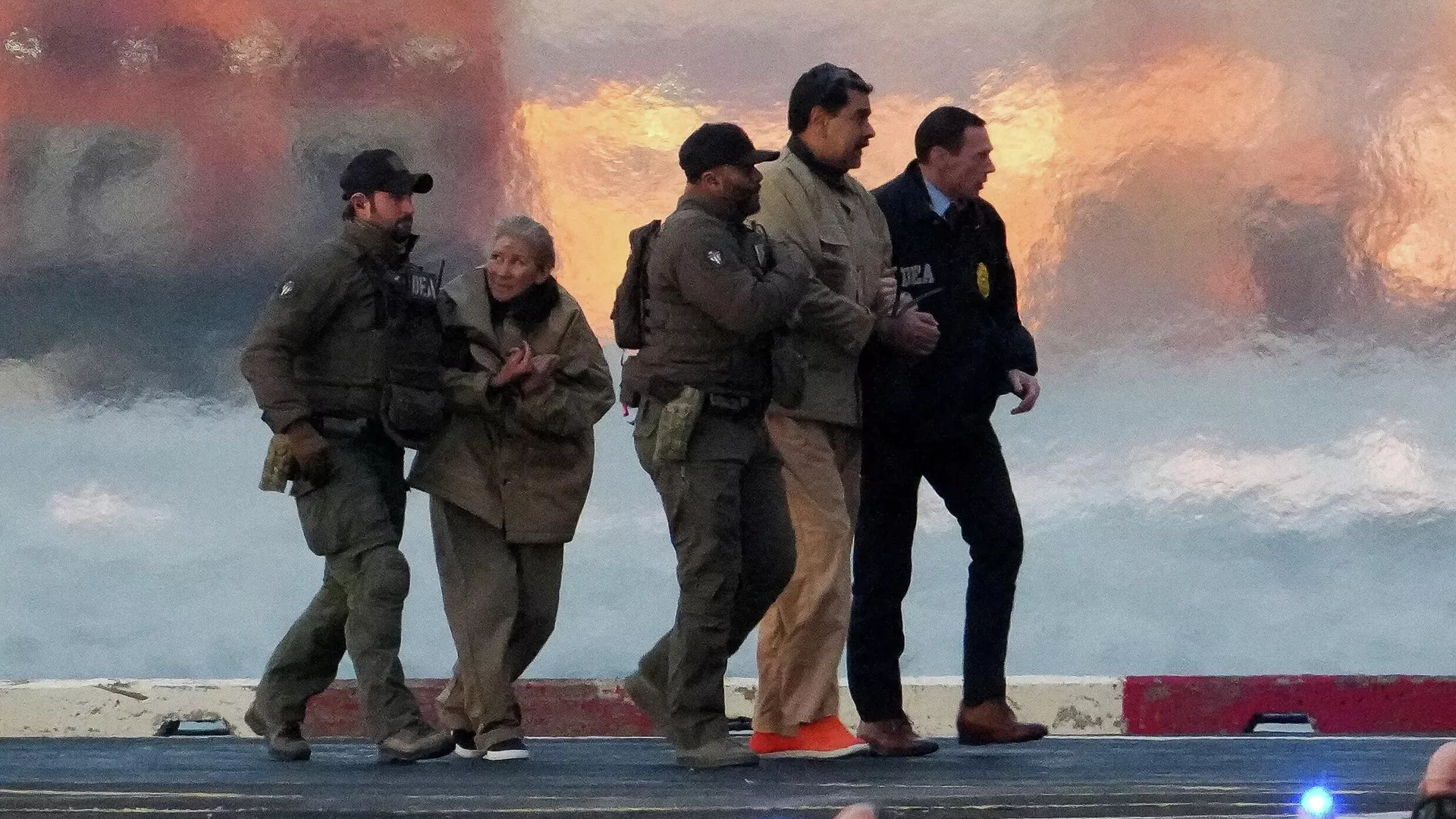 Maduro və həyat yoldaşı yaralanıblar