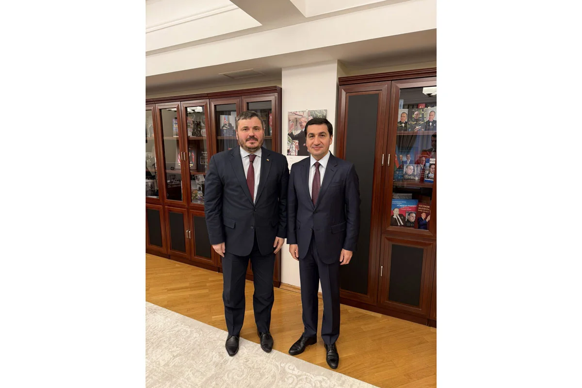 Hikmət Hacıyev Ukrayna səfiri ilə görüşdü - FOTO
