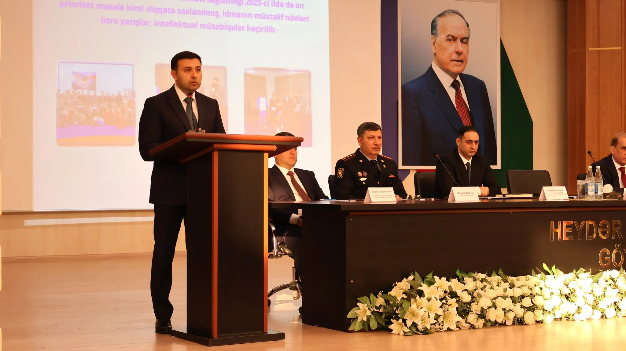 Göyçayda hesabat müşavirəsi keçirilib - FOTOLAR