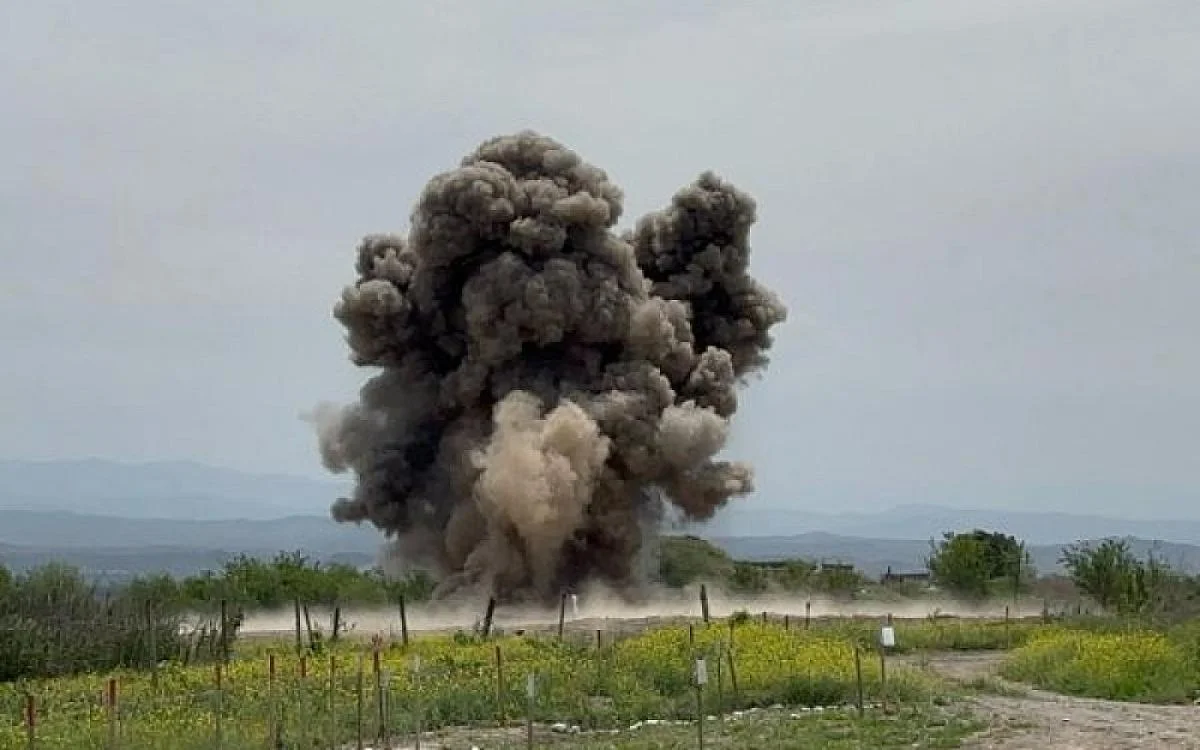 Ağdərədə mina hadisəsi zamanı bir nəfər xəsarət alıb