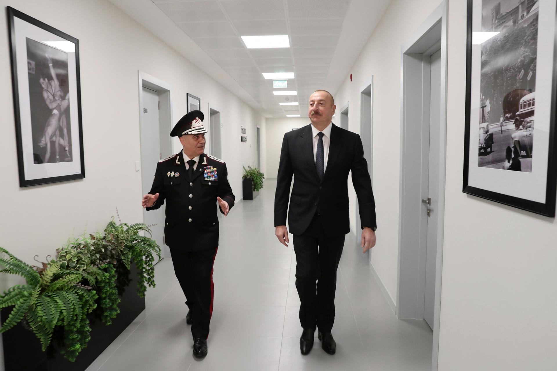 Prezident İlham Əliyev DTX-nin yeni inzibati binalarının açılışında iştirak edib