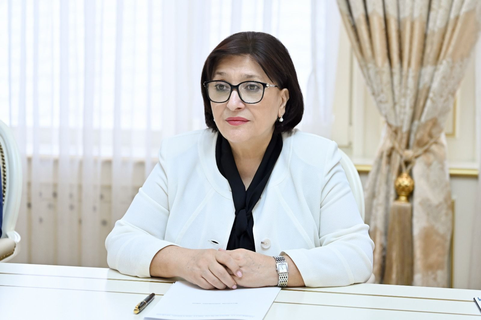 Sahibə Qafarova çexiyalı deputatlarla görüşüb