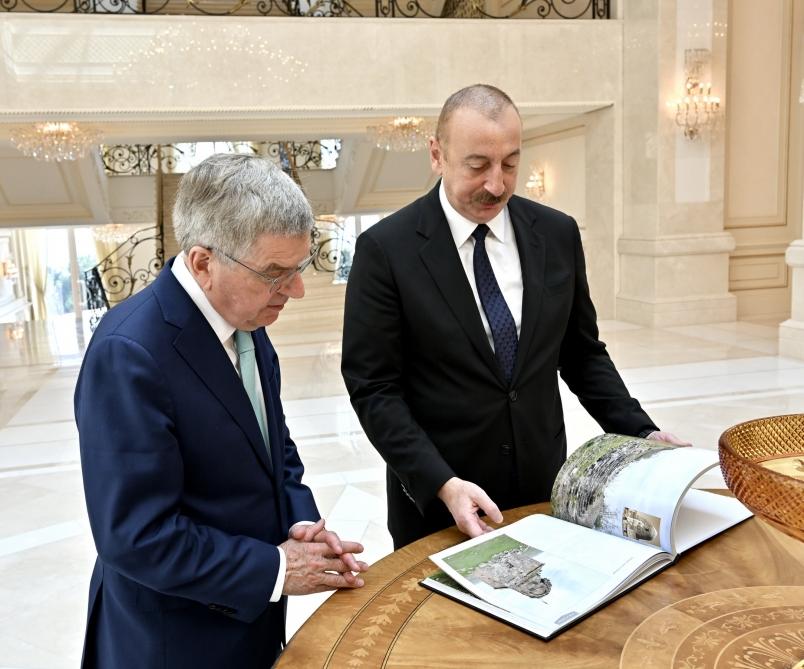 Azərbaycan liderinə Olimpiya Evi Mükafatı təqdim olunub