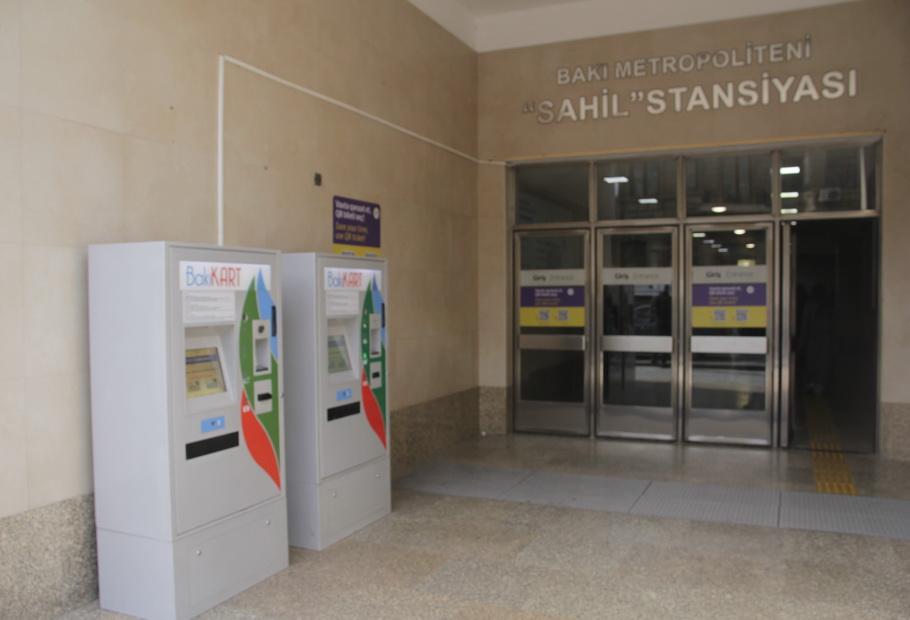 Metroda əlavə yükləmə terminalları yerləşdirilib