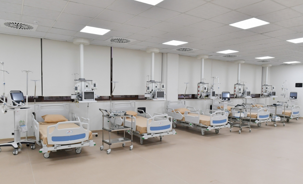 Prezident DSX-nin yeni hərbi hospitalının açılışında iştirak edib - YENİLƏNİB