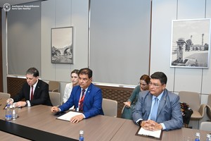 Ceyhun Bayramov Braziliya Federal Senatının nümayəndə heyəti ilə görüşüb