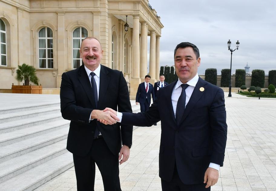 İlham Əliyev Qırğızıstan Prezidenti ilə görüşüb - YENİLƏNİB