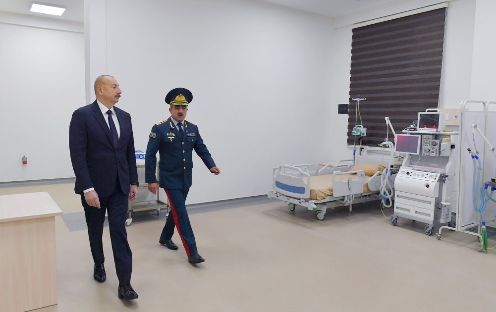 Prezident DSX-nin yeni hərbi hospitalının açılışında iştirak edib - YENİLƏNİB