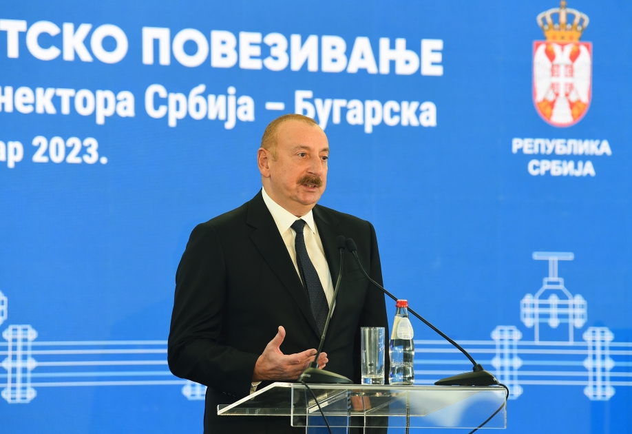 Prezident Serbiya-Bolqarıstan interkonektorunun açılış mərasimində iştirak edib - FOTO