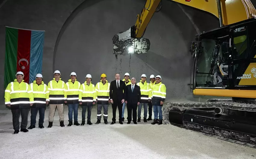 Prezident Qarabağda birinci tunelin açılışında iştirak edib - YENİLƏNİB - FOTO