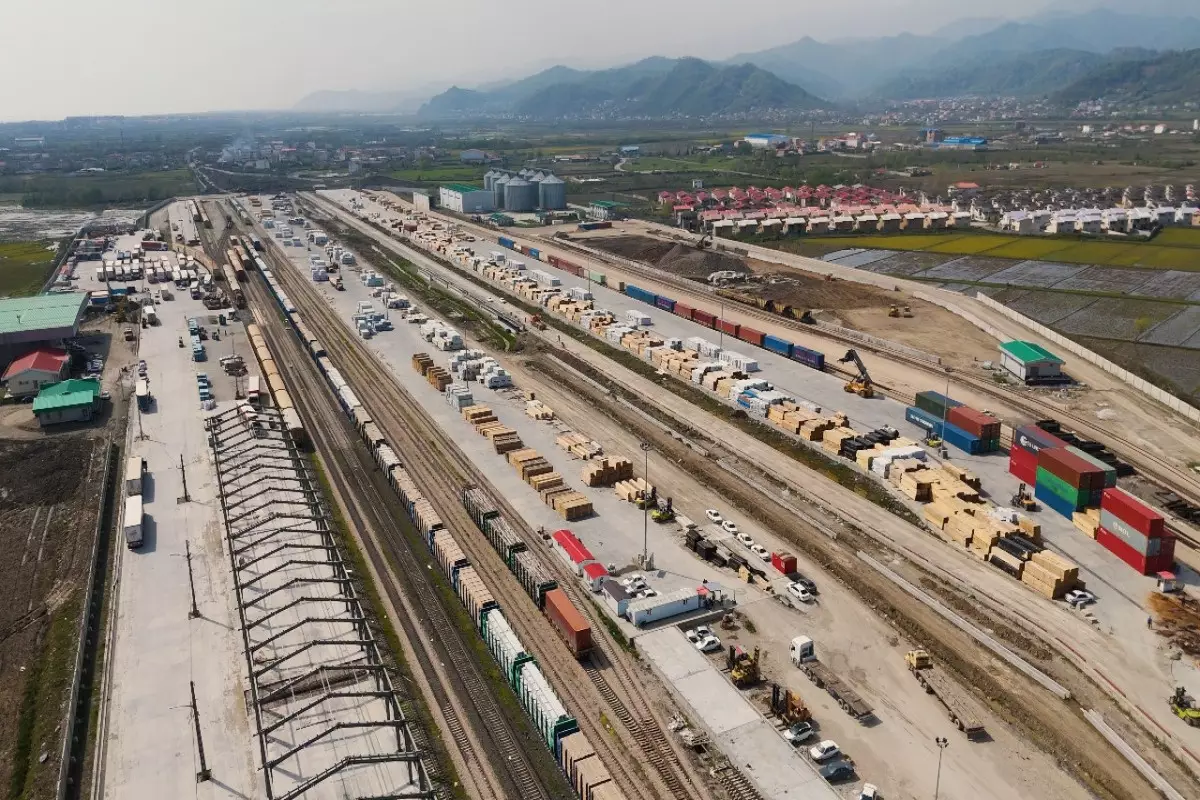 ADY Astara Terminalının inşası üzrə işlərin böyük hissəsini tamamlayıb - FOTO