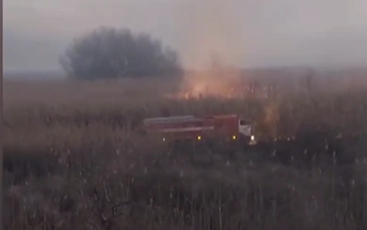 Cəbrayıl və Füzulidə açıq ərazilərdə baş vermiş yanğınlar söndürülüb