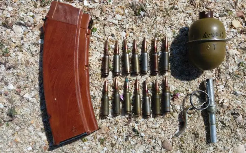 Pirşağıda həyətdən sursat tapılıb