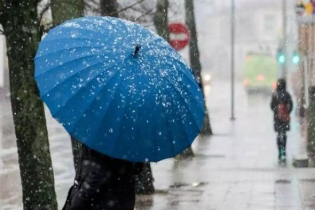 Bakıya sulu qar, rayonlara qar yağır - FAKTİKİ HAVA