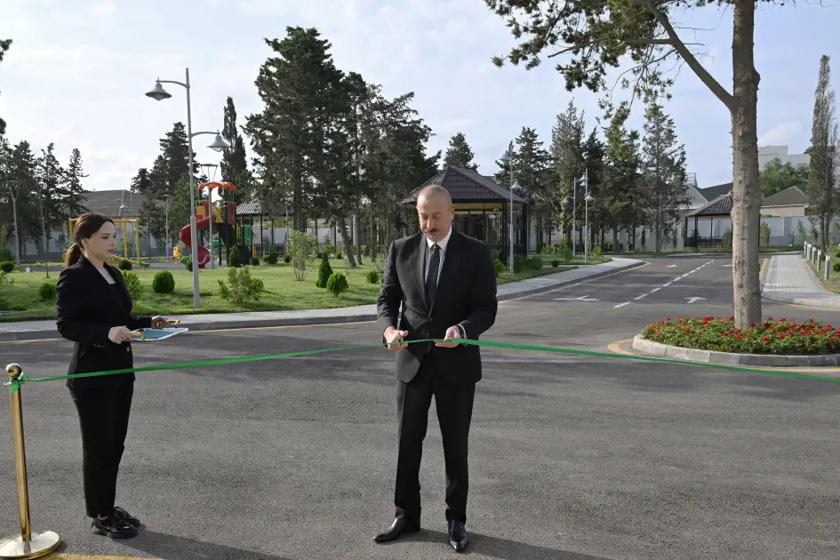 İlham Əliyev açılışda iştirak etdi - FOTOLAR