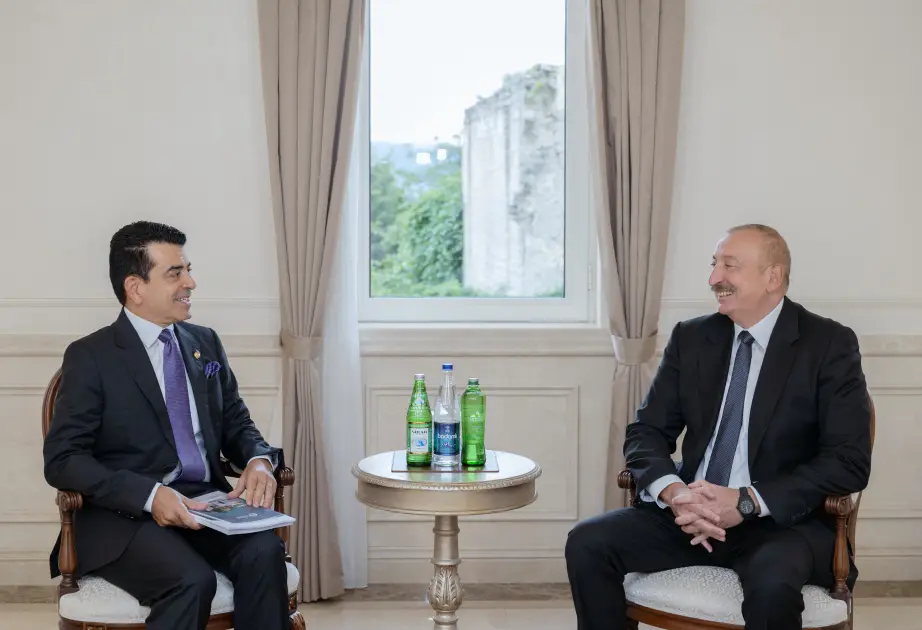 İlham Əliyev Salim bin Məhəmməd əl-Malikini qəbul edib - YENİLƏNİB