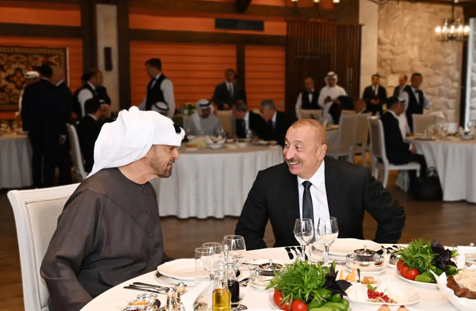 İlham Əliyevin adından rəsmi nahar verilib