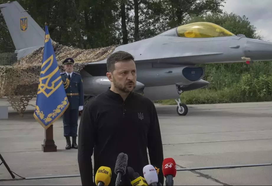 Ukrayna Danimarkadan F-16 qırıcılarının ikinci partiyasını alıb