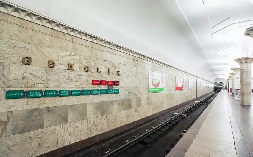 Bakı metrosunun iki stansiyası sabah gücləndirilmiş rejimdə işləyəcək