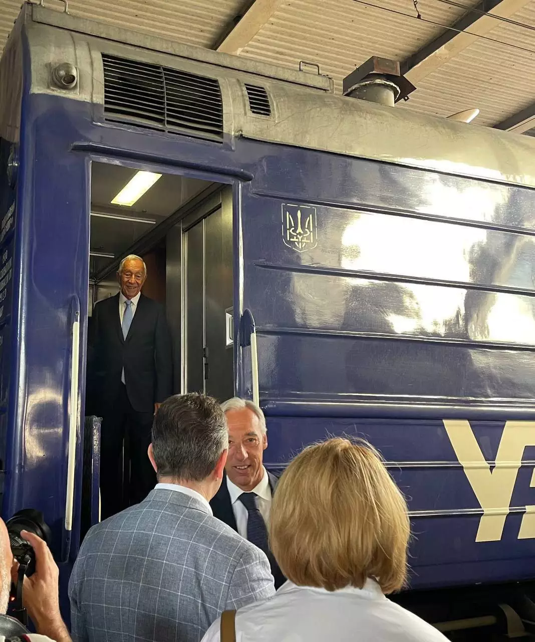 Portuqaliya Prezidenti Ukraynaya səfər edib