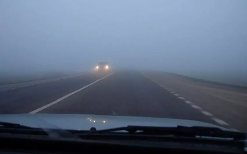 Sabah avtomobil yollarında görünüş məsafəsi məhdudlaşacaq