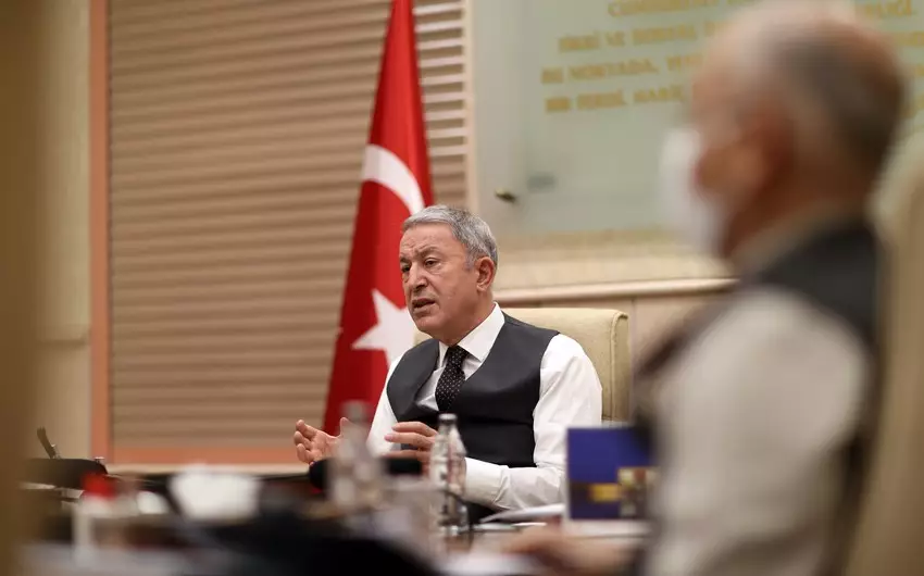 Hulusi Akar: "Azərbaycanın haqlı mübarizəsini dəstəkləməyə davam edəcəyik"