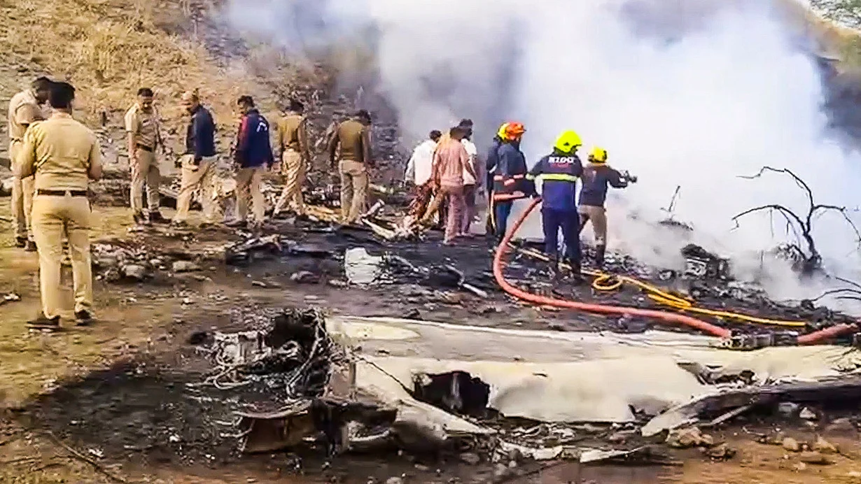 Four killed in plane crash in India's Maharashtra state