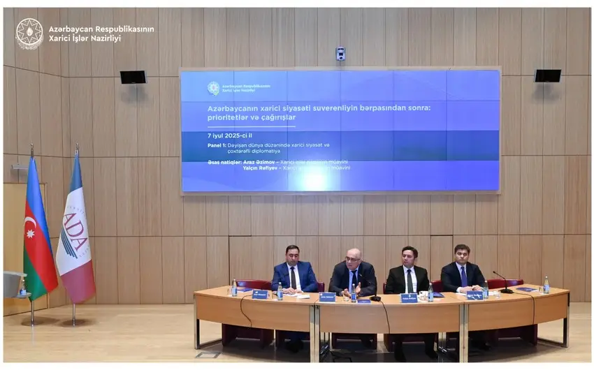 Diplomatik xidmət orqanları rəhbərləri postmünaqişə dövrünün reallıqlarını müzakirə ediblər