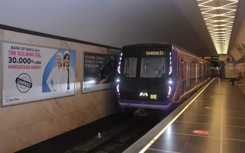 Bayram günləri Bakı metrosu gücləndirilmiş rejimdə işləyəcək