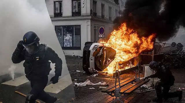 Fransada 157 nəfər həbs edilib