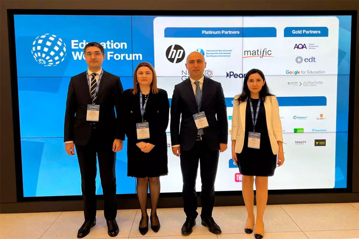 Elm və təhsil naziri Dünya Təhsil Forumunda iştirak edir