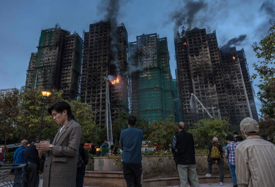 Honkonqdakı yanğında ölənlərin sayı 146-ya çatıb