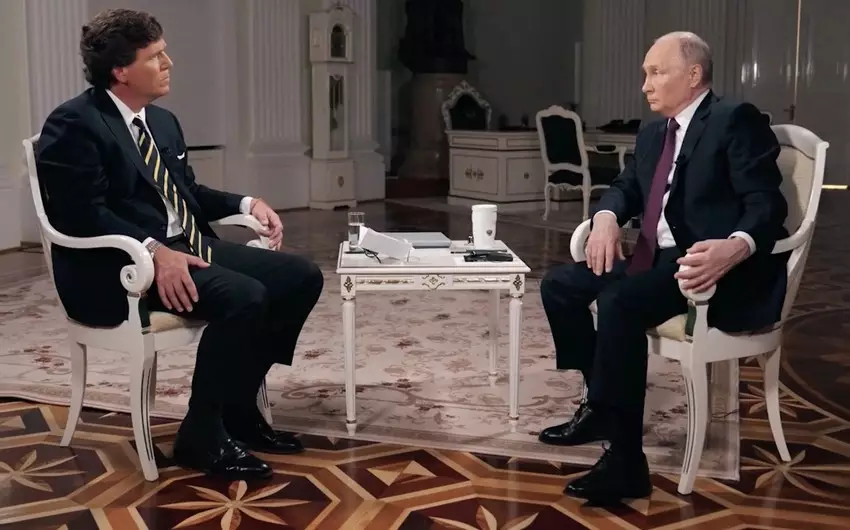 Putin Ukraynada müharibə başlayandan sonra Qərbdən olan jurnalistə ilk böyük müsahibə verib