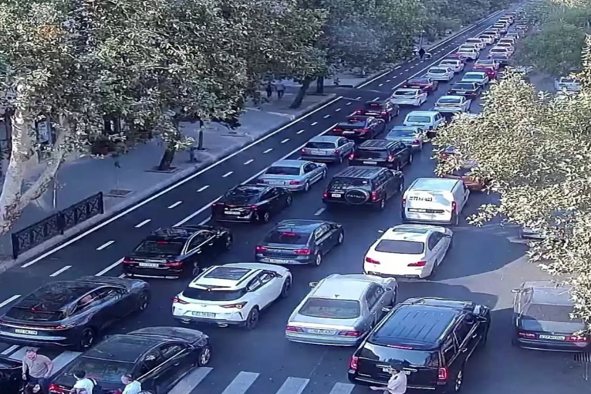 Bakıda bu yollarda sıxlıq var - SİYAHI