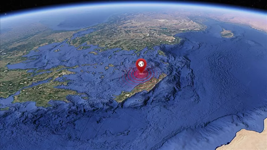 Krit sahillərində 6,2 bal gücündə zəlzələ baş verib