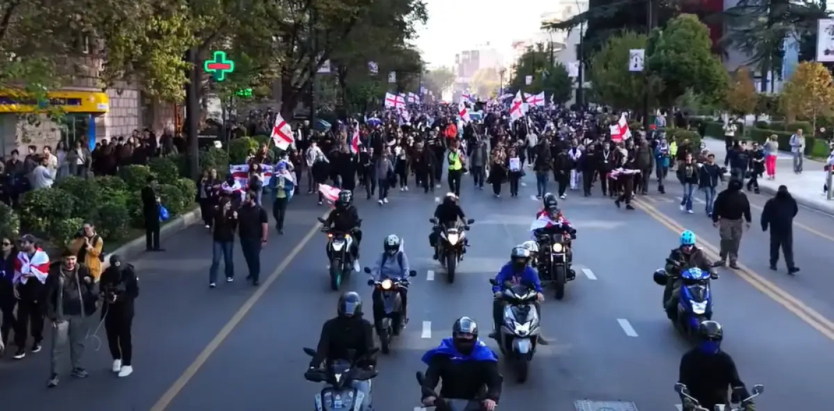 Tbilisidə müxalifət etiraz aksiyası keçirir