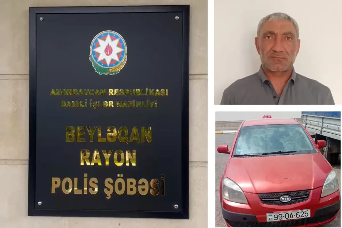 Beyləqanda narkotik və spirtli içkinin təsiri altında taksi sürən şəxs həbs edilib