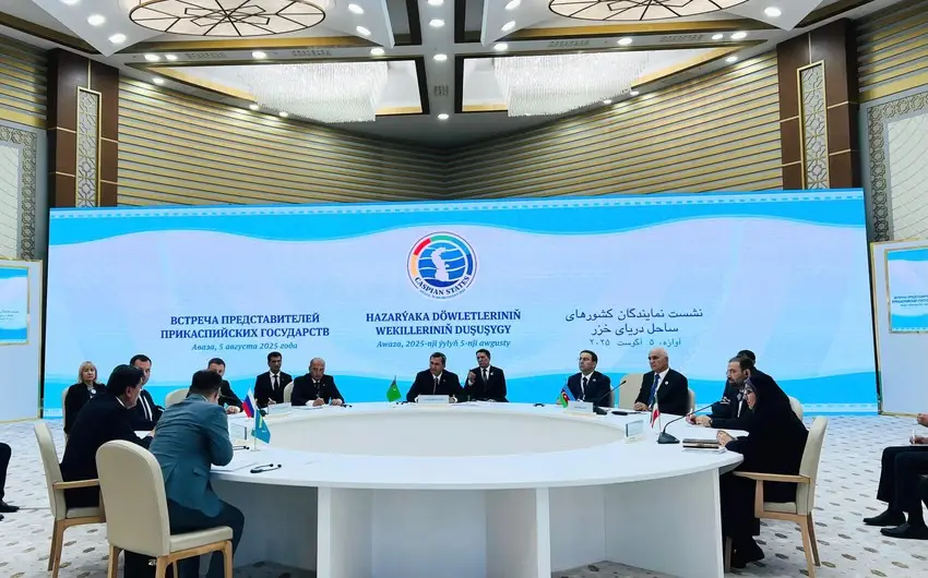 Türkmənistanda Xəzərin dayazlaşması müzakirə edilib