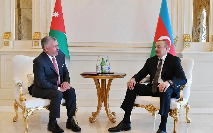 İordaniyanın Kralı Prezident İlham Əliyevə zəng edib