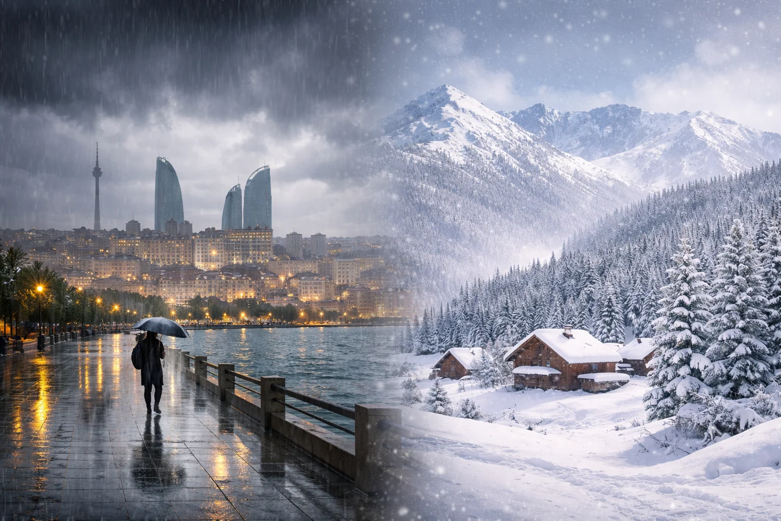 Прогноз погоды на 28 марта: В Баку дожди, в горах снег