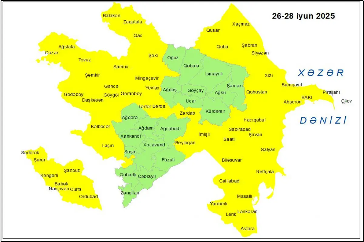 Külək güclənəcək - XƏBƏRDARLIQ