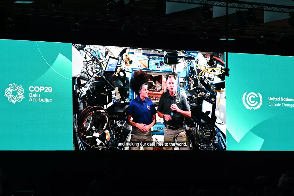 Kosmosdan COP29 iştirakçılarına müraciət