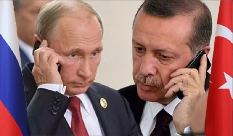Putin və Ərdoğan arasında telefon danışığı olub