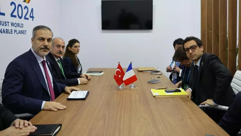 Hakan Fidan Fransa XİN başçısı ilə görüşüb