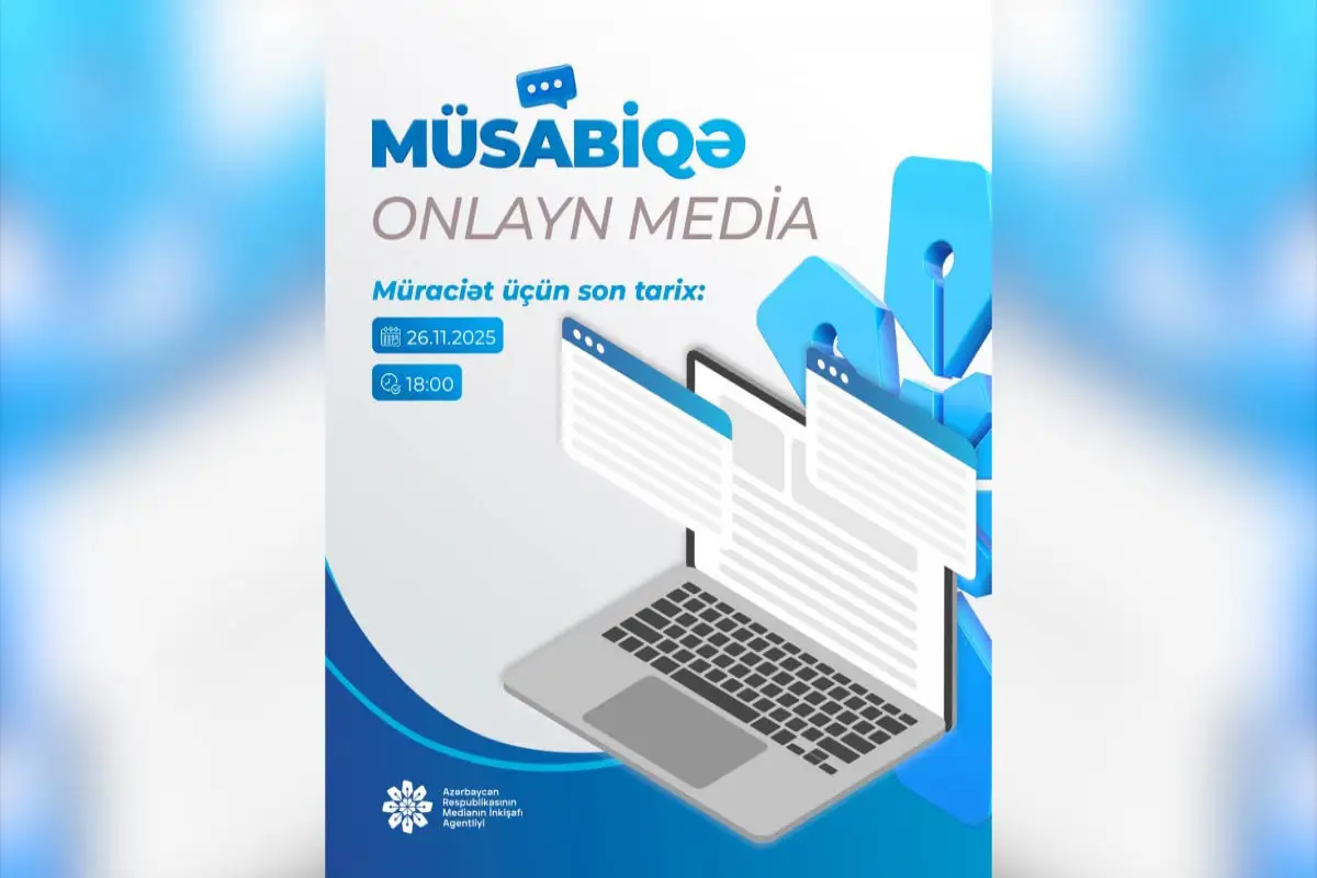 Çap və onlayn media subyektlərinə dəstək üçün müsabiqə elan edilib