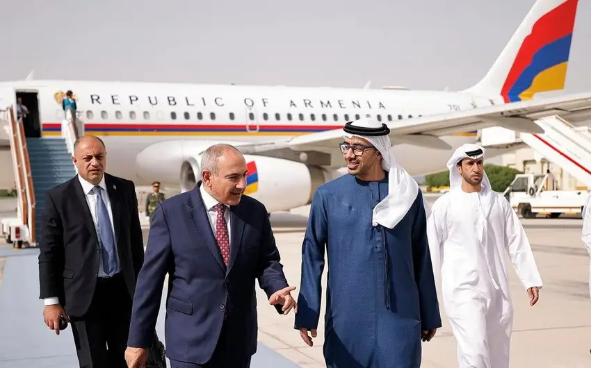 Ermənistanın baş naziri BƏƏ-yə işgüzar səfərə gedib - YENİLƏNİB