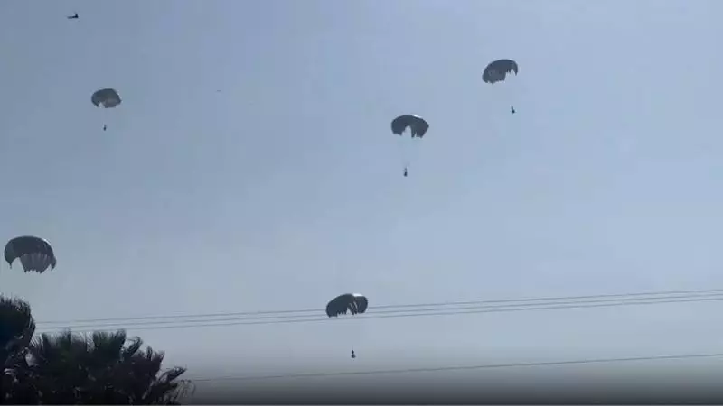 Belçika Qəzzaya hava yardımı çatdıracağını açıqlayıb